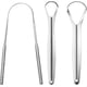 thumbnail image 1 of Limpiador de lengua portátil de 3 piezas, limpiador de lengua de acero inoxidable, fácil de usar para adultos y niños, profesional para un aliento más fresco en segundos., 1 of 6