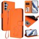 thumbnail image 2 of Funda Volteable tipo Billetera con Correa para Samsung Galaxy A25 5G, Naranja, 2 of 6