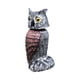 thumbnail image 4 of Señuelo de búho para asustar a los pájaros, pájaros carpinteros, escultura de búho, simulación de búho, disuasorio de aves, estatuas de búho para porc Estilo A, 4 of 5