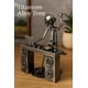 thumbnail image 3 of Figurín Broadway Gifts 15 cm Tono Plateado - Estatua DJ, 3 of 5