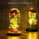 thumbnail image 2 of Rosa eterna luces led cúpula vidrio, 2 of 3