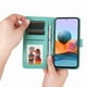 thumbnail image 4 of Funda tipo cartera FOXDOCK para Xiaomi Note 10 Pro 4G , diseño girasol en relieve, cuero PU, cierre magnético, soporte y tarjetero, 4 of 5