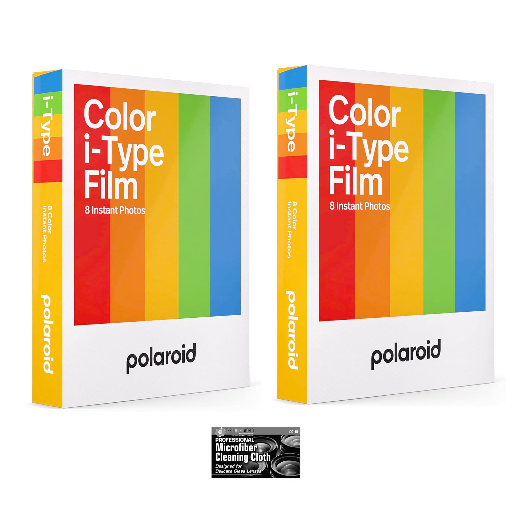 The Imaging World - Instant Film Polaroid I-type Color Glossy, Paquete De 2 Unidades Para Polaroid