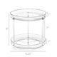 thumbnail image 2 of Organizador giratorio de bandejas Sorbus de 2 niveles transparente, 2 of 7