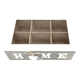 thumbnail image 3 of Caja de té 6 espacios Home tapa borde blanco color silver #2, 3 of 3