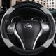 thumbnail image 3 of Funda para volante de coche szttswamp, piel universal, gris, 3 of 5