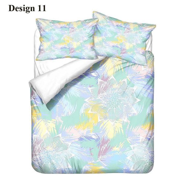 Cartoon Fighting Scene Digital Print Quilt Duvet Cover Set Kids Bedclothes3-Piece Bedding Set