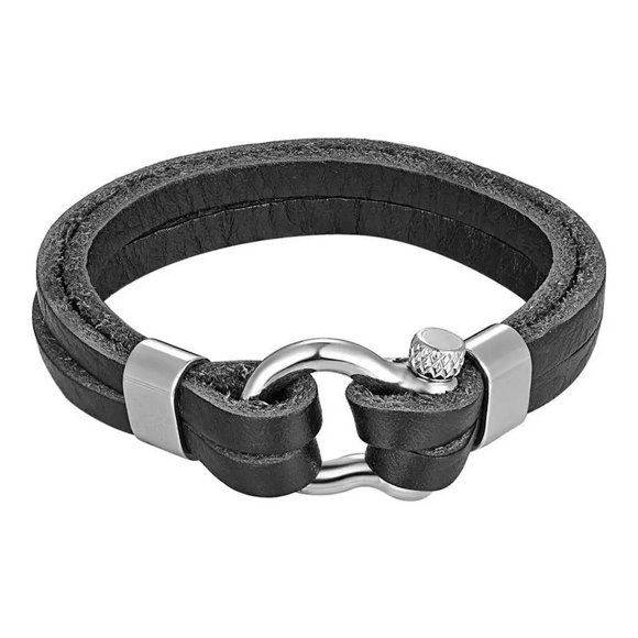 Pulsera de Caballero de Cuero Brown Elegante y Juvenil 2021