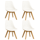 thumbnail image 1 of Pack 4 Sillas Eames Acolchada Blancas, 1 of 5