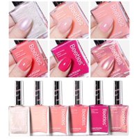 Beetles Gel Polish - Set De Esmaltes De Uñas Beetles Heartbeat, 6 Colores, 15 Ml, Para Mujer
