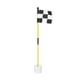 thumbnail image 3 of Golf Putting Green Bandera Y Copa De Agujero Golf Portátil Bandera De Golf Juego De Copa De Agujero Negro Blanco, 3 of 5