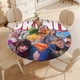thumbnail image 4 of Fortnite-theme Fitted Round Tablecloths Elastic Edged Table Covers Waterproof Table Cloth for Kitchen Holiday Party Tables Decor 150cm, 4 of 6