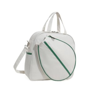 Ioensy - Bolsa De Tenis Grande Y Ligera Con Correa Para El Hombro, Bolsa De Bádminton Deportiva Para Fitness, Color Blanco