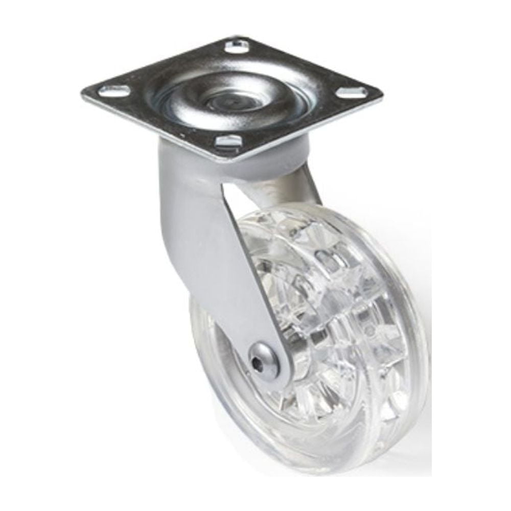 Rueda Acrílico 75 Mm 50 Kg Hbt