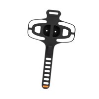 Ioensy - Soporte Para Teléfono Móvil De Bicicleta Con Correa De Silicona Para Manillar, Color Negro