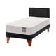 thumbnail image 2 of Cama Europea 1 Plaza Luna + Respaldo Tubular Madera Negro, 2 of 7