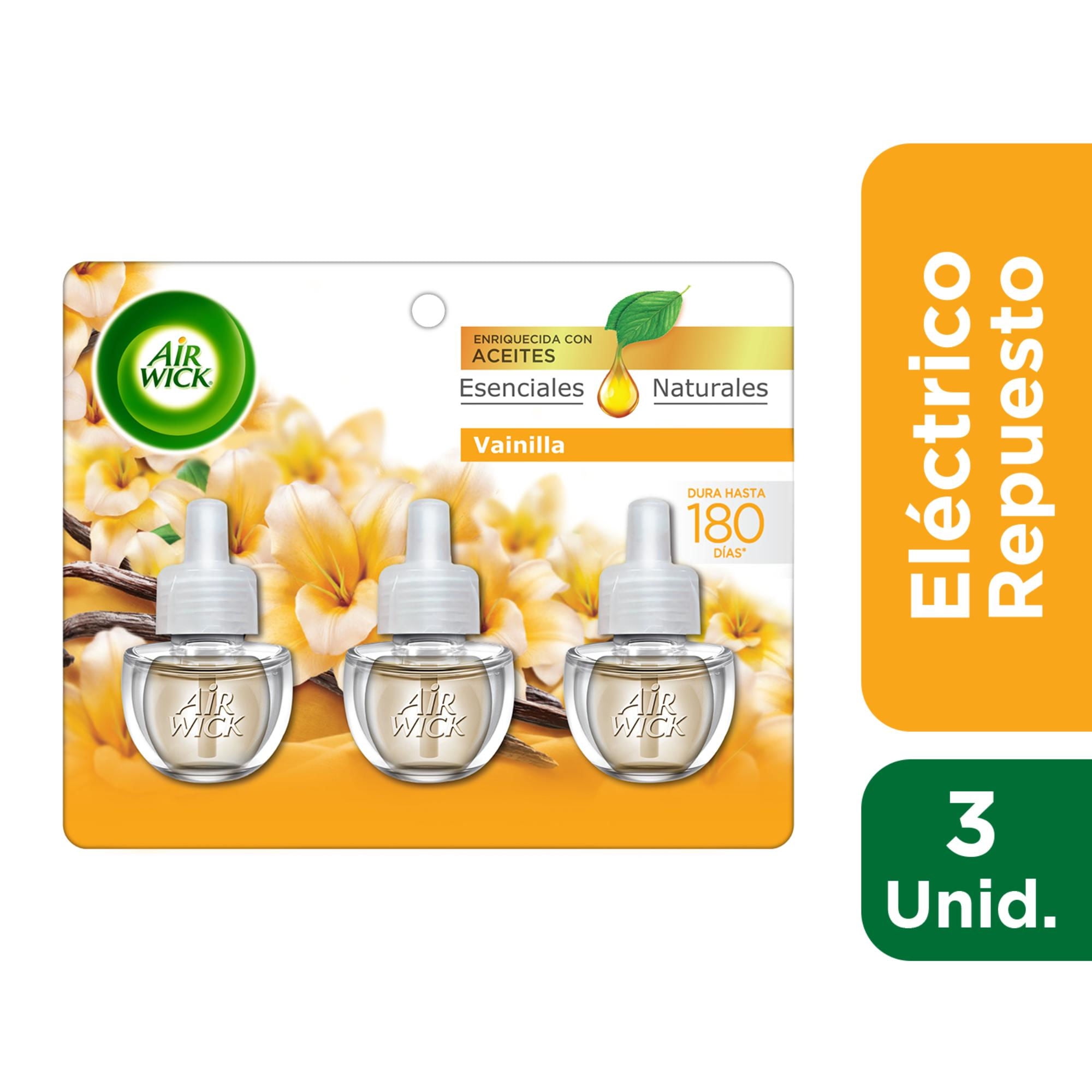 Air Wick - Kit Repuestos Eléctrico Aromatizante Aceite Vainilla Blistec