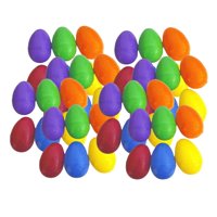 Magideal - 50 Piezas De Huevos De Pascua Rellenables, Huevos De Pascua Vacíos, Adornos Para Fiestas, Rellenos De Cesta De Pascua, Pintura Diy Vacía Para Regalos