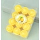 thumbnail image 1 of Set 12 Velas Amarillas Aromaticas, 1 of 3