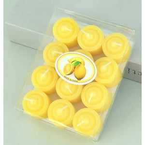 Joga - Set 12 Velas Amarillas Aromaticas