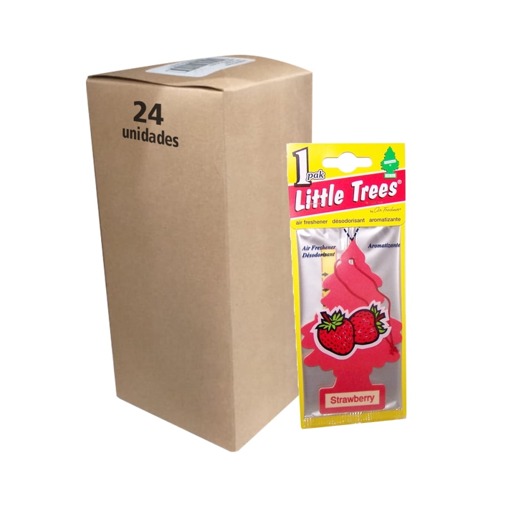 Little Trees - Pack 24 Pinos Aromáticos Aroma Frutilla
