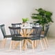 thumbnail image 1 of Comedor Mesa Redonda Equiz 120cm + 6 Sillas Windsor Negro, 1 of 2