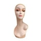 thumbnail image 5 of Maniquí de Cabeza de Peluca para Mujer, Sombreros de Hombro Izquierdo, Modelo de Exhibición de 18,90 Pulgadas de Altura, Modelo de Exhibición de Peluc , Estilo un Estilo A, 5 of 5