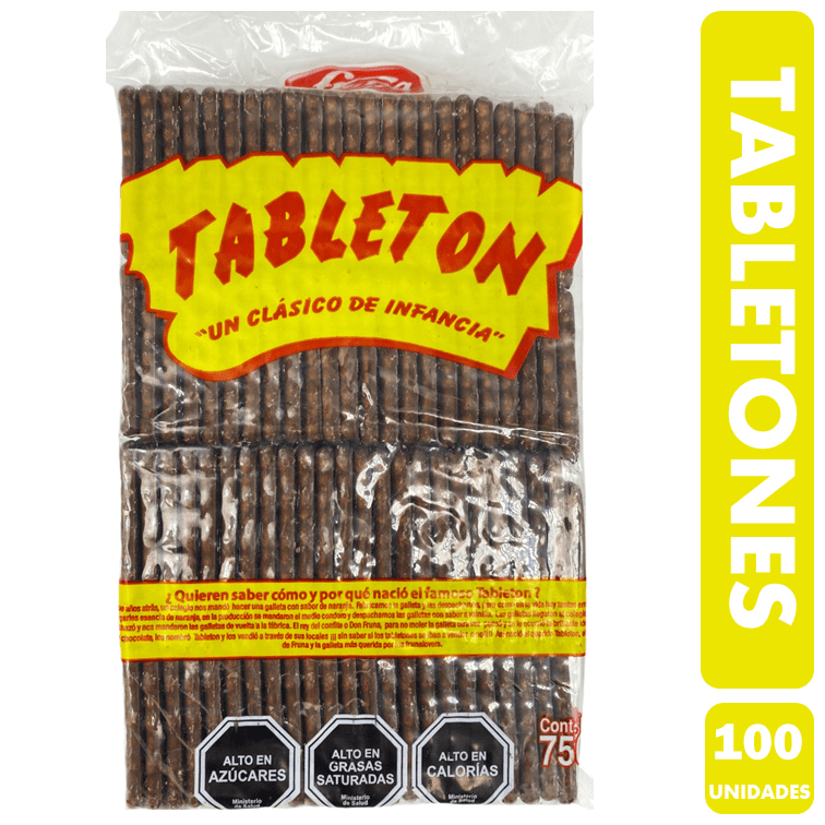 Tabletones - Formato Clásico De Infancia (Bolsa Con 100 Un) | Lider