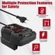 thumbnail image 5 of AC 100V - Cargador de Encendedor de Batería Li-ion de 240V para Einhell para Ozito18V Power X-Change Series Batería de Ion de Litio, 5 of 8