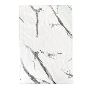 Imahe - Tabla Aperitivo Melamina Rectangular 53X32X1Cm Marmol Blanco