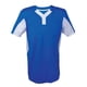 thumbnail image 1 of Jersey Martin Sports con dos botones para jóvenes, talla S, color azul real y blanco, 1 of 1