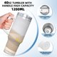 thumbnail image 5 of El Principito Vaso aislado de acero inoxidable con asa, diseño temático, regalo para familia, amigos y fans; incluye pajita y encaja en el portavasos estándar, 40 oz, 5 of 6