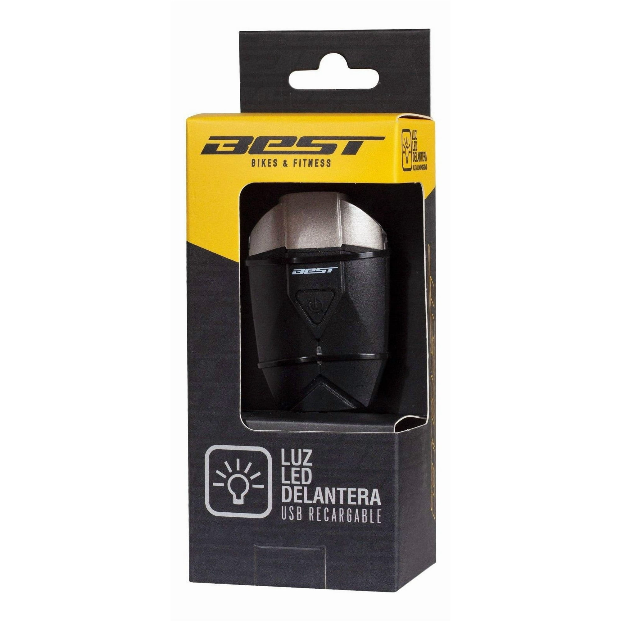 Luz Blanca Led Best De Foco Delantero Recargable Usb