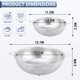 thumbnail image 2 of Colador Gulex de 3 cuartos de acero inoxidable con base, 2 of 7