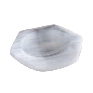 Bothyi - Cuenco De Selenita Para Meditación, Novedad Para Hombres Y Mujeres, Centro De Mesa De 12 Cm