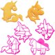 thumbnail image 1 of Molde de Silicona para Panqueques y Huevos Unicornio - Pack de 4 - Waffle Wow!, 1 of 8