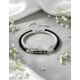 thumbnail image 2 of Pulsera de pareja princesa caballero circonita plata 925 #3, 2 of 3