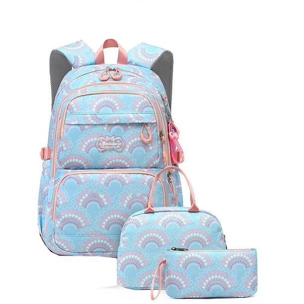 Rolling School Bags for Girls Backpack Children Waterproof School Backpacks with Wheels Middle School Trolley Luggage Back Pack