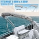 thumbnail image 5 of Toldo Bimini Cerumute 1.8 m 54‑60" Gris Claro, 5 of 7