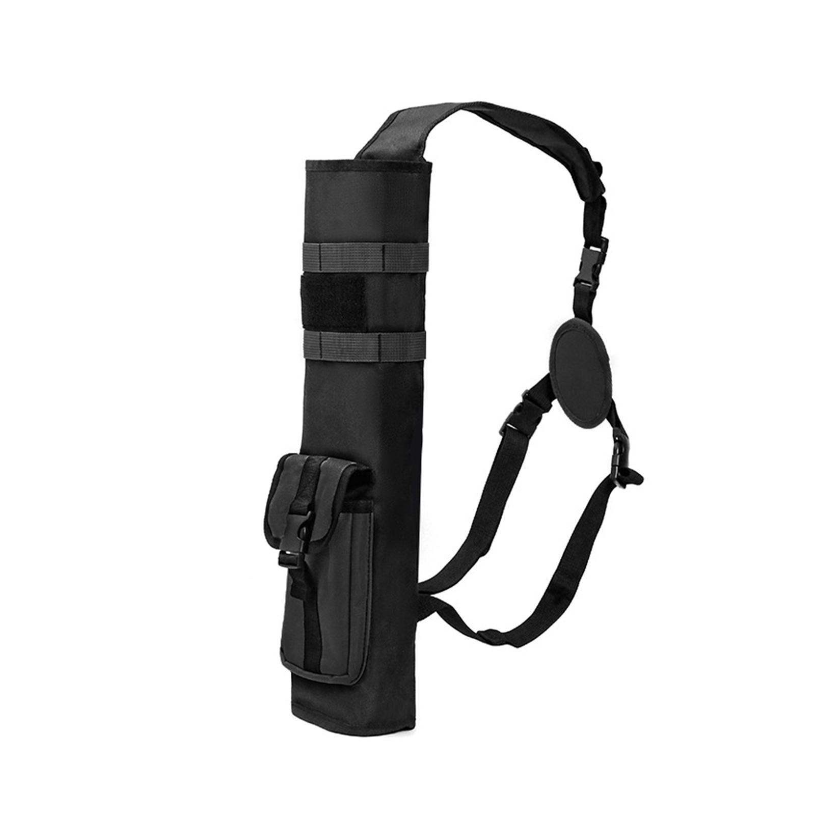 Magideal - Bolsa De Almacenamiento Para Tiro Con Arco, Resistente Al Desgaste, Fácil De Llevar, Cómoda Bolsa Para Flechas, Para Actividades Al Aire Libre Y Caza Negro