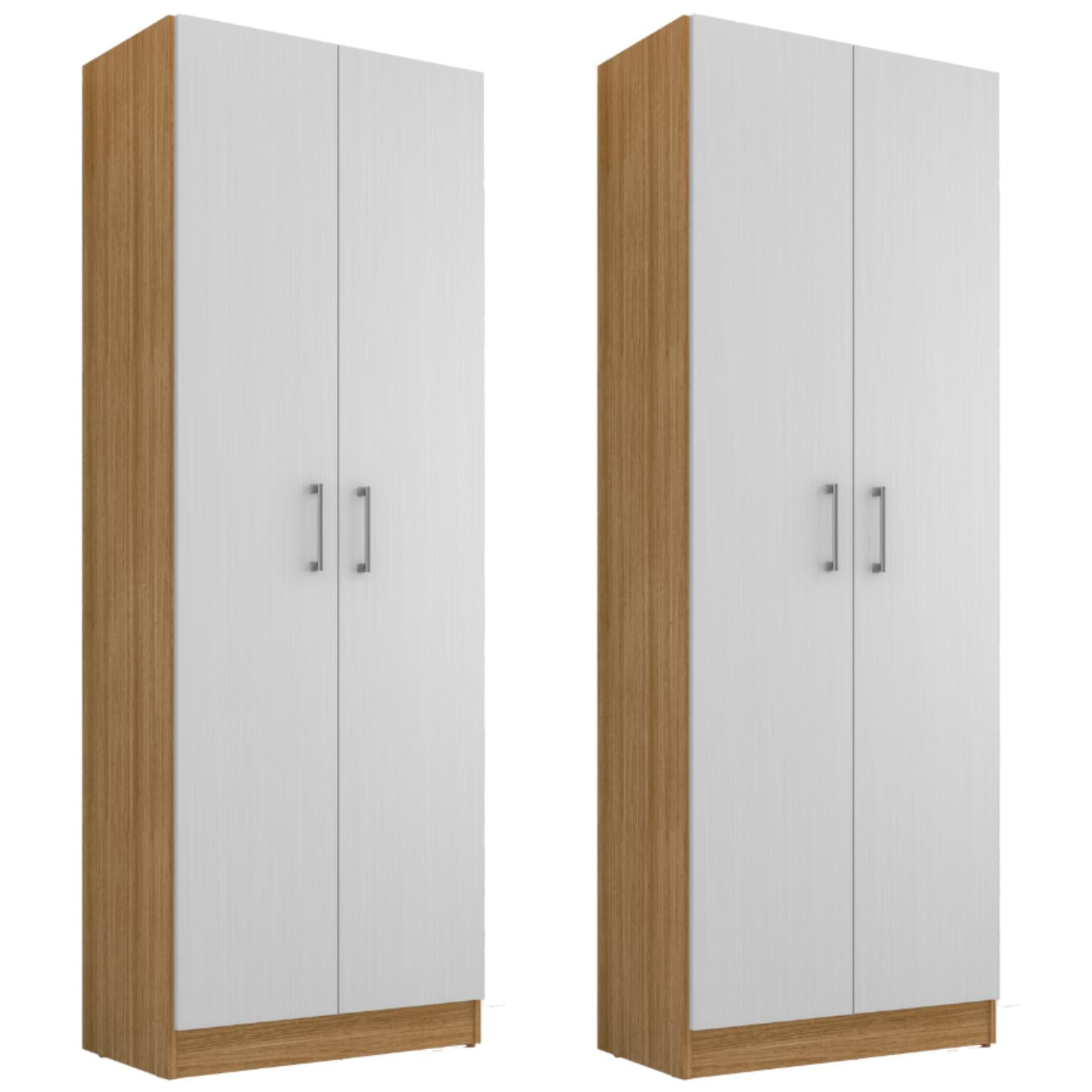 Movelaria - Combo 2 Alacena Multiuso Off White K20x2 Blanco