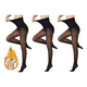 thumbnail image 2 of Pack 3 Pantys Calzas Medias Efecto Piel Con Polar Y Faja, 2 of 6