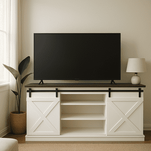 Muebles Santa Ana - Rack Para Tv 60″ Caburga White