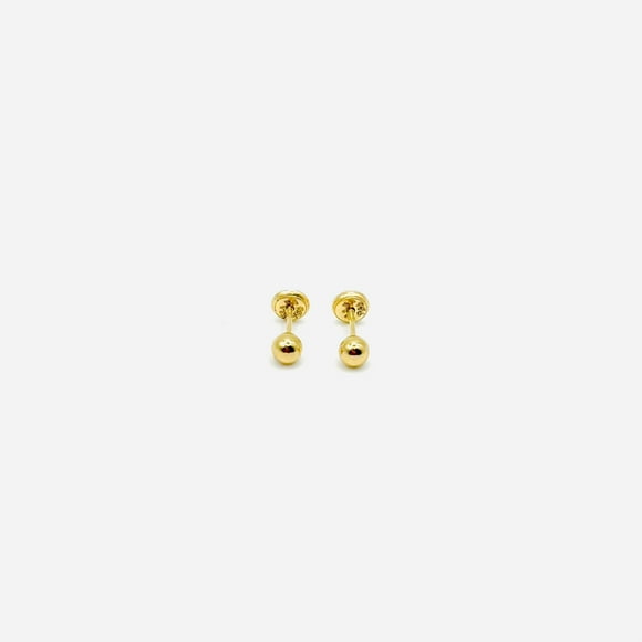Aro Bola de 4mm de Oro 18k