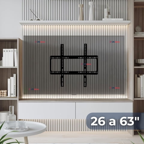 Line - Soporte Tv 26 A 63 Pulgadas 50Kg Soporte Tv De Pared Fijo