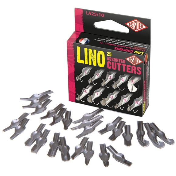Cuchilla multiusos ESSDEE – Set de cortador de lino con 25 cuchillas de metal