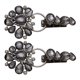 thumbnail image 5 of Accesorio De Abrigo De Gamuza De Piel Con Botón De Pico De Pato De Diamantes De Imitación De Aleación De Metal De Lujo Negro, 5 of 5
