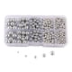 thumbnail image 4 of Cuentas De Perlas Artificiales Sin Agujero 4/5/6/8/10mm Para Sombreros Ropa De Dispersión De Mesa Gris, 4 of 5