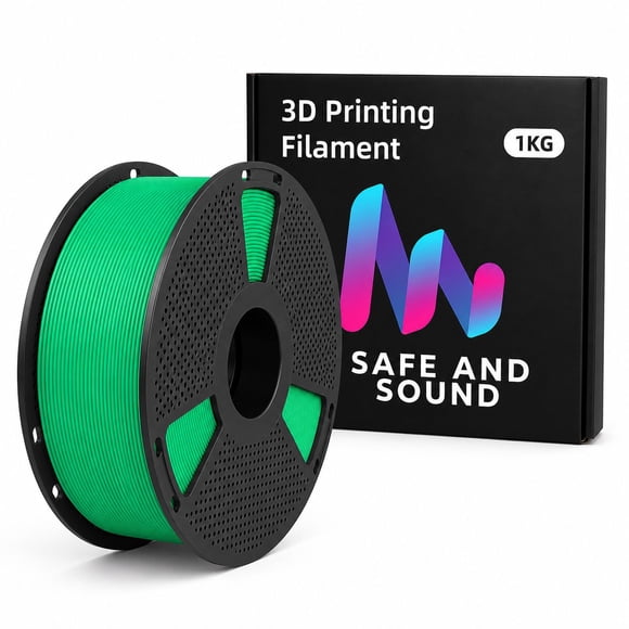 Filamento Verde Pla Safe And Sound 1.75 Mm 1kg Impresora 3d