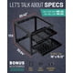 thumbnail image 4 of Network Rack ECHOGEAR 10U para montaje en pared con 2 estantes, 4 of 9